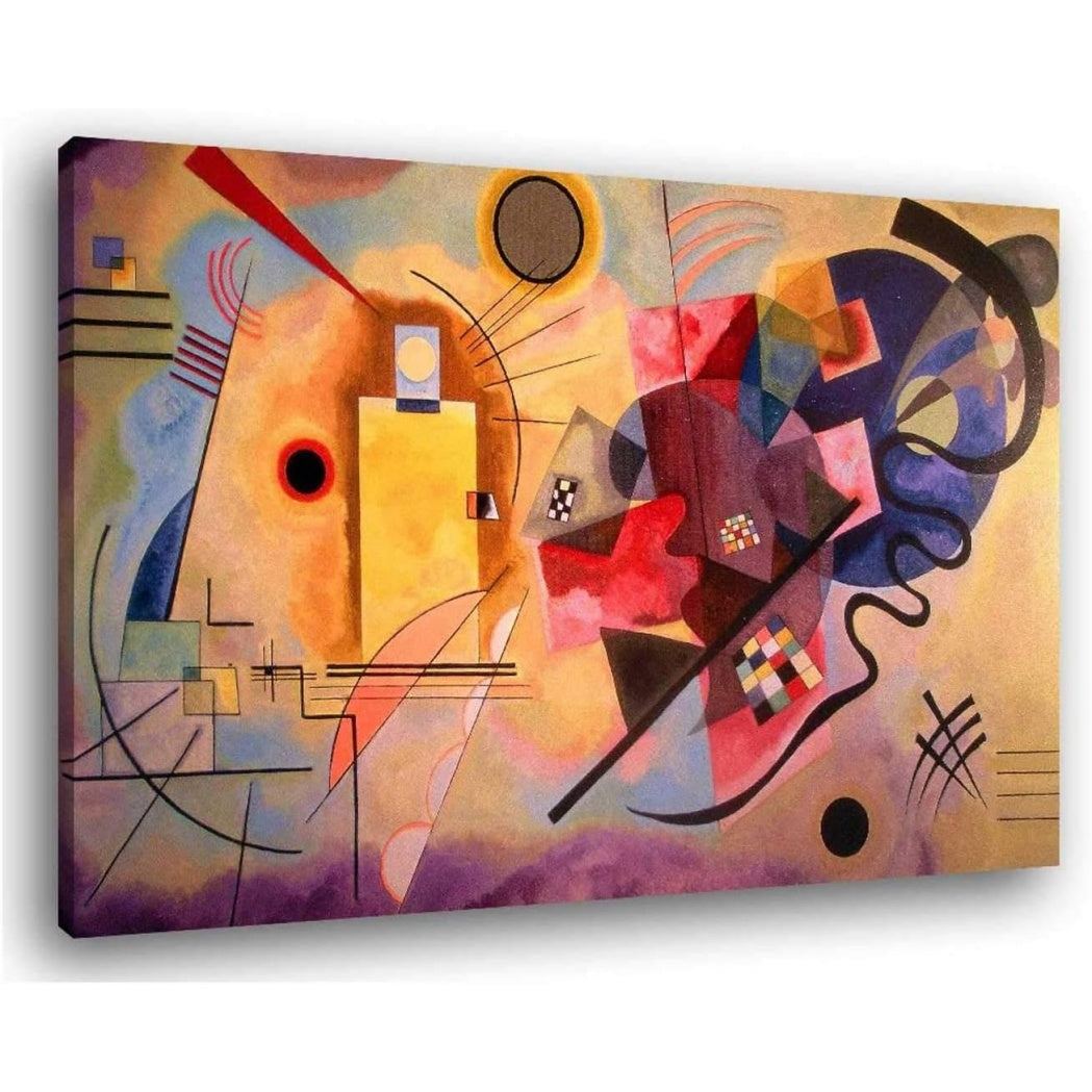 Quadro Moderno su Tela Stampa Astratta Canvas 70 x 100 cm