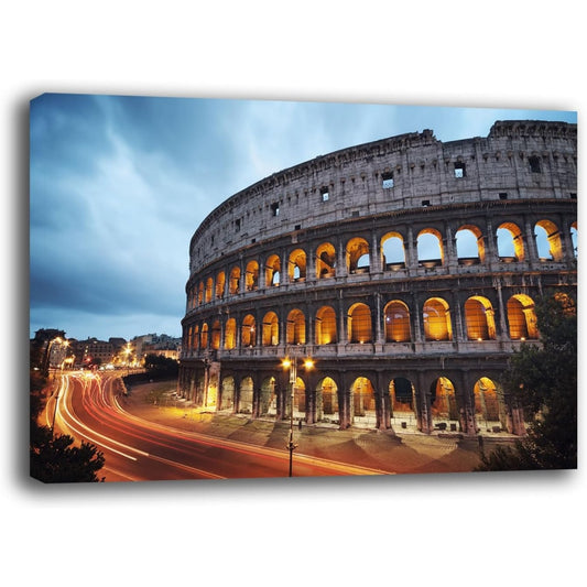 Quadro Moderno Colosseo di Roma su Tela Canvas 70 x 100 cm